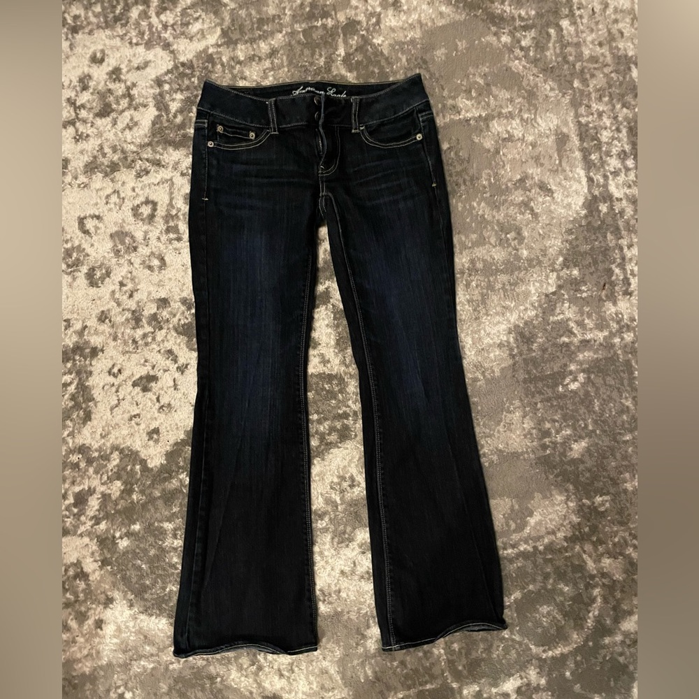 Vintage 2000s American eagle artist jeans - dark wash - size 2 regular